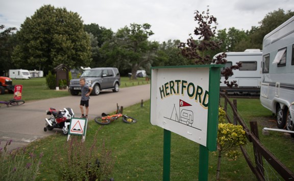 Hertford Camping and Caravanning Club Site